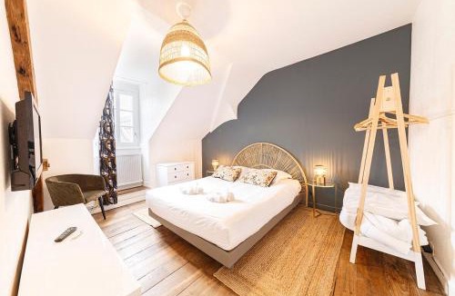 Dinan Apartment | Appartement cosy 4 pers Dinan avec Wifi