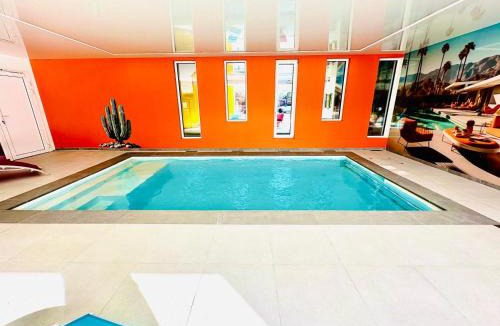 Neuf-Mesnil Apartment | Appartement cosy ambiance Venice Beach dans résidence avec piscine 4 pers 2 chambres