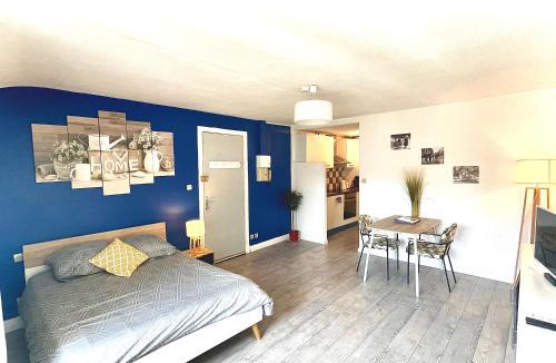 Moissac Apartment | Appartement entier - Moissac centre - 30 m2 - Calme - Cour intérieure Sécurisé vélos - 50m du marché de Moissac