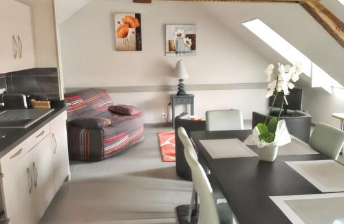 La Ferriere-aux-Etangs Apartment | Appartement charmant à La Ferrière-aux-Étangs avec jacuzzi - 42 m²