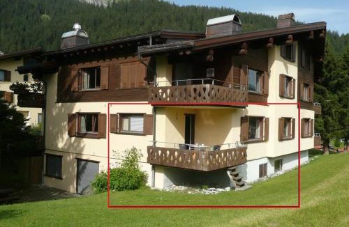 Klosters Platz Apartment | Appartement in Hus Signal met prachtig uitzicht op de bergen