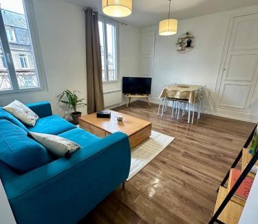 Vernon Apartment | Appartement moderne Gare de Vernon 5min Vélos inclus