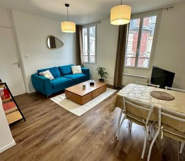 Vernon Apartment | Appartement moderne Gare de Vernon 5min Vélos inclus