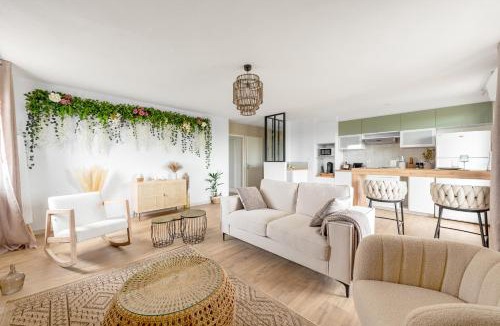 Frouzins Apartment | Appartement Premium jacuzzi terrasse climatisation