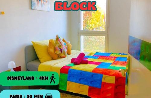 Chanteloup-en-Brie Apartment | Appartement T3 thématisé LEGO près de Disneyland Paris - Familles & Groupes