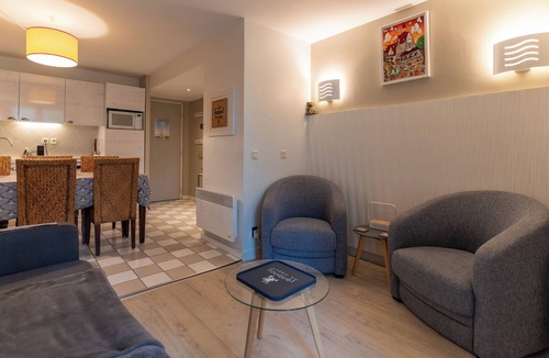 Le Touquet-Paris-Plage Apartment | Appt 2 pièces cabine 6 pers avec piscine, tennis, parking gratuit 217