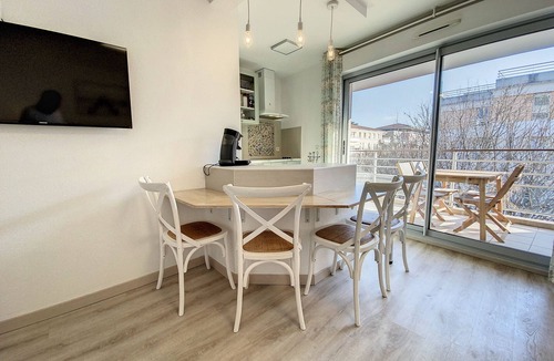 Cagnes-sur-Mer Apartment | Apt 4 ppl modern and bright, nice terrace, pool
