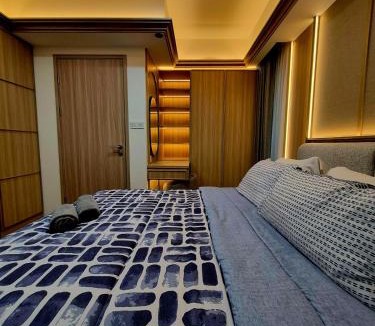 Pondok Aren Apartment | Apt Embarcadero 2BR Blu with Netflix and Pool By Damaresa