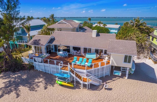 Stuart House | Aquarius Oceanside: 9BR/8BA Beachfront w/Pool, Hot Tub, Elevator & Riverfront