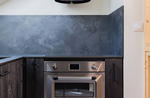 Bagneres-de-Bigorre Apartment | Architect-designed 2-bedroom duplex Terrace Fireplace