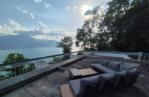 Montreux Villa | Architect house with gorgeous view lake & Wildlife