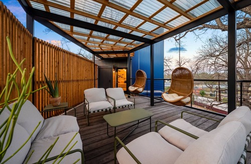 Holly House | Architectural Gem w/Rooftop Terrace + Heated Pool