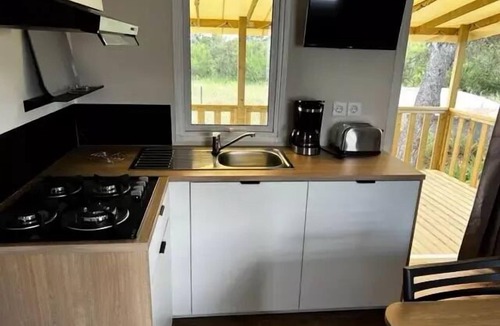 Villeneuve-les-Maguelone House | Arnel Campsite * - Mobil-home Nest Flower - 33m2 - 3 ch- 6 persons