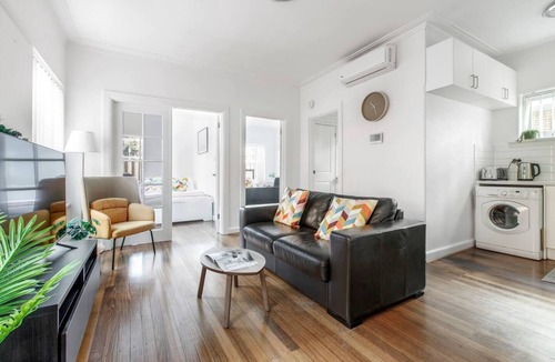 Elwood Apartment | Art Deco Modern within Elwoods Inner city Scene