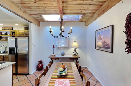 Northeast Santa Fe Condo | Artist Rd 7 | Cozy Fireplace, Pool Access, Centrally Located