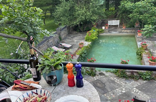 Newfield House | Artistic Barn Apartment w Pool by Treman Park