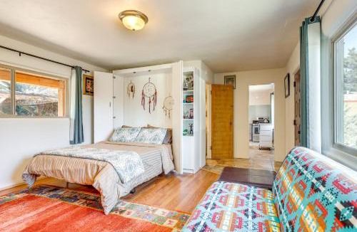 Espanola Apartment | Artsy Studio w/Patio: 25 Mi to Santa Fe
