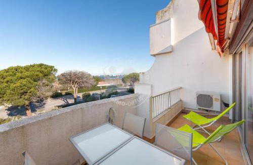 Le Grau-Du-Roi Apartment | AS9557 - Studio vue sur la mer avec parking privé proche centre ville