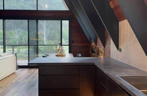 Higher Macdonald House | Ashwood AFrame - Secluded Riverfront Luxe