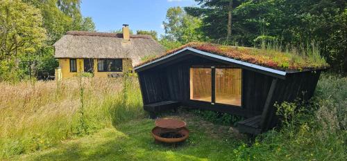 Vester Grønning House | Astrup Vig Hideaway, Thatched Cottage with Shelter & Serenity