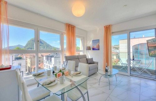 Lugano Apartment | Attico Al Parco With Airconditioning