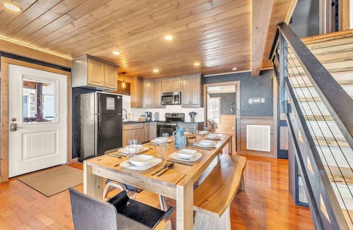 Bryant Cabin | Attitude Adjustment Cabin with hot tub, fire pit, & indoor pool!