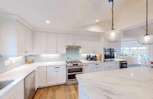 Sandbridge House | Attractive canal-front home w/private pool, WiFi, washer/dryer, central AC, deck