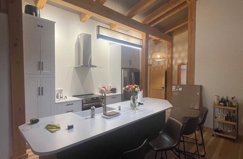 Bread Loaf House | Attractive new timber frame house on 7 acres in Ripton's Green Mountains.