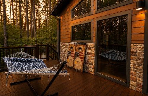 Broken Bow Villa | ATV Trail Cabin Sauna Cold Plunge Arcade
