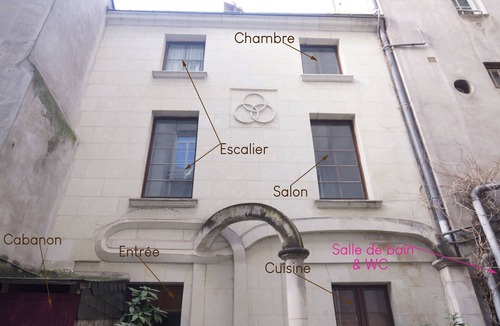 Downtown Angers House | Atypical, quiet maisonette-triplex in the heart of town