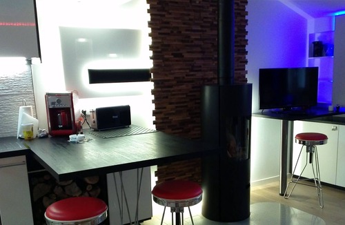 Ancenis Apartment | atypical studio with wood stove