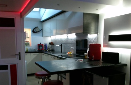 Ancenis Apartment | atypical studio with wood stove