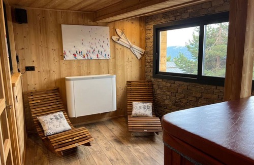 Les Angles Ski Chalet | AU Lodge DE Balcere - Chalet SPA et Sauna Privatif - Vue Panoramique