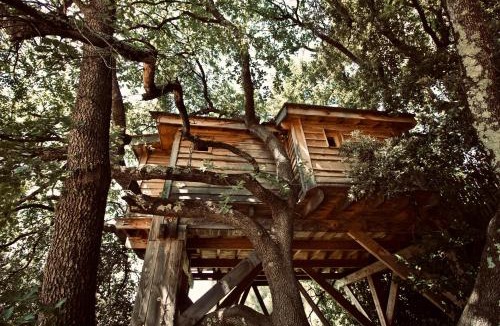 Saint-Andre-d'Olerargues House | Aura Cabana - Cabane spa perchée à 6 m de haut