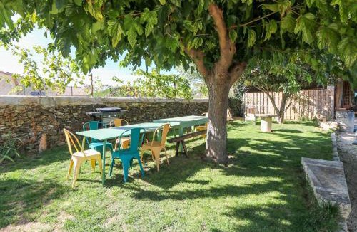Saint-Laurent-La-Vernede House | Authentic Country House with pool near Uzes