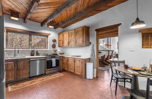 Northeast Santa Fe House | Authentic Adobe Retreat - Family & Group Getaway