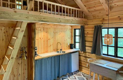 Ejstrupholm House | Authentic Log Cabin In Forest Near Ejstrupholm