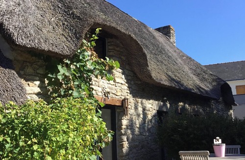 Presqu'ile de Guerande Atlantique House | Authentic thatched cottage with pool and spa renovated in 2018