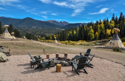 Lake George RV Rental | Authentic Tipi Glamping at Bison Peak Lodge [#2]