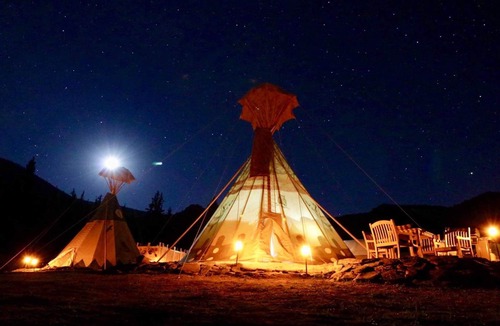 Lake George RV Rental | Authentic Tipi Glamping at Bison Peak Lodge [#2]