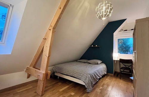 Saint-Aubin-d'Arquenay Villa | Aux Portes de Ouistreham et 10mn de Caen, Belle Maison Contemporaine au Calme