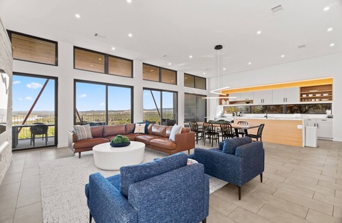 Lago Vista House | Award-Winning Modern Lakehouse w/Private Pool & Sunset Views