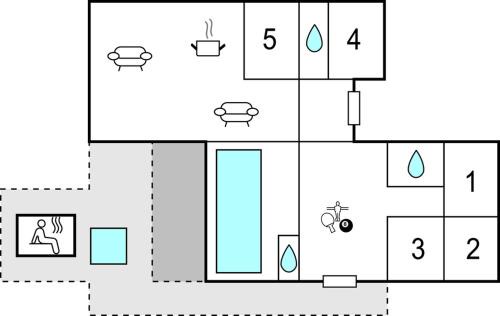 Syddjurs Kommune House | Awesome Home In Ebeltoft With Sauna