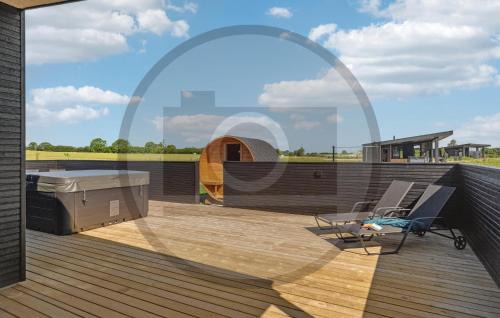 Krejbjerg House | Awesome Home In Ejstrupholm With Sauna