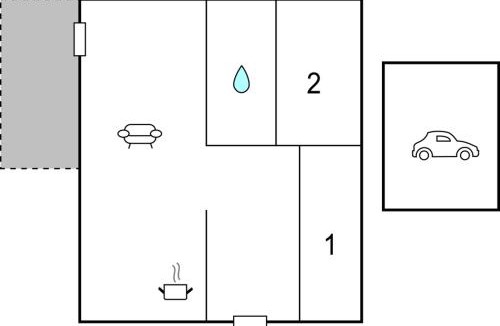 Idestrup House | Awesome Home In Idestrup With Kitchen