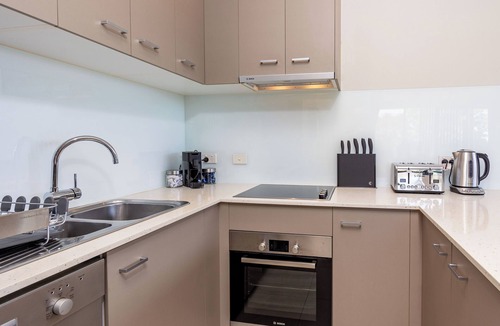 Bongaree Apartment | Awesome, modern, open-plan 3rd floor (with lift) unit with stunning water views.