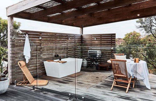 St. Andrews Beach Apartment | Back Beach Studio 1 with Private Outdoor Bath