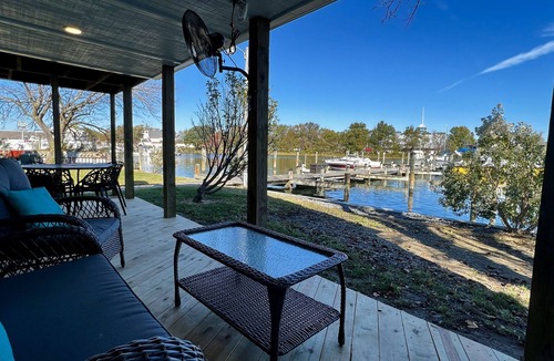 Solomons House | Back Creek Villa Covered Deck