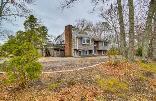 East Falmouth House | Backyard Chilling: Cape Cod Home Steps to Beach