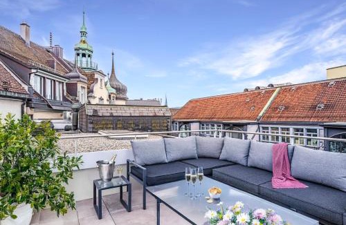 Old Town Apartment | Bahnhofstrasse Designer Penthouse Private Rooftop